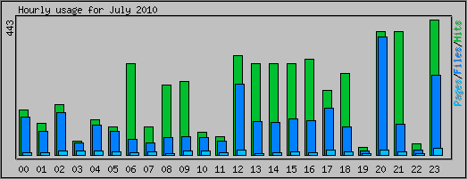 Hourly usage