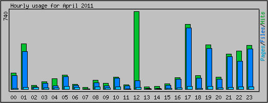 Hourly usage