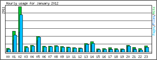 Hourly usage
