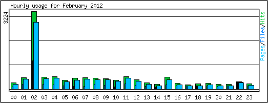 Hourly usage