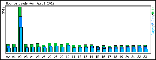 Hourly usage