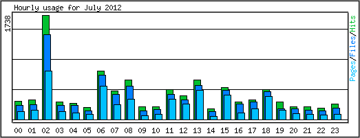 Hourly usage